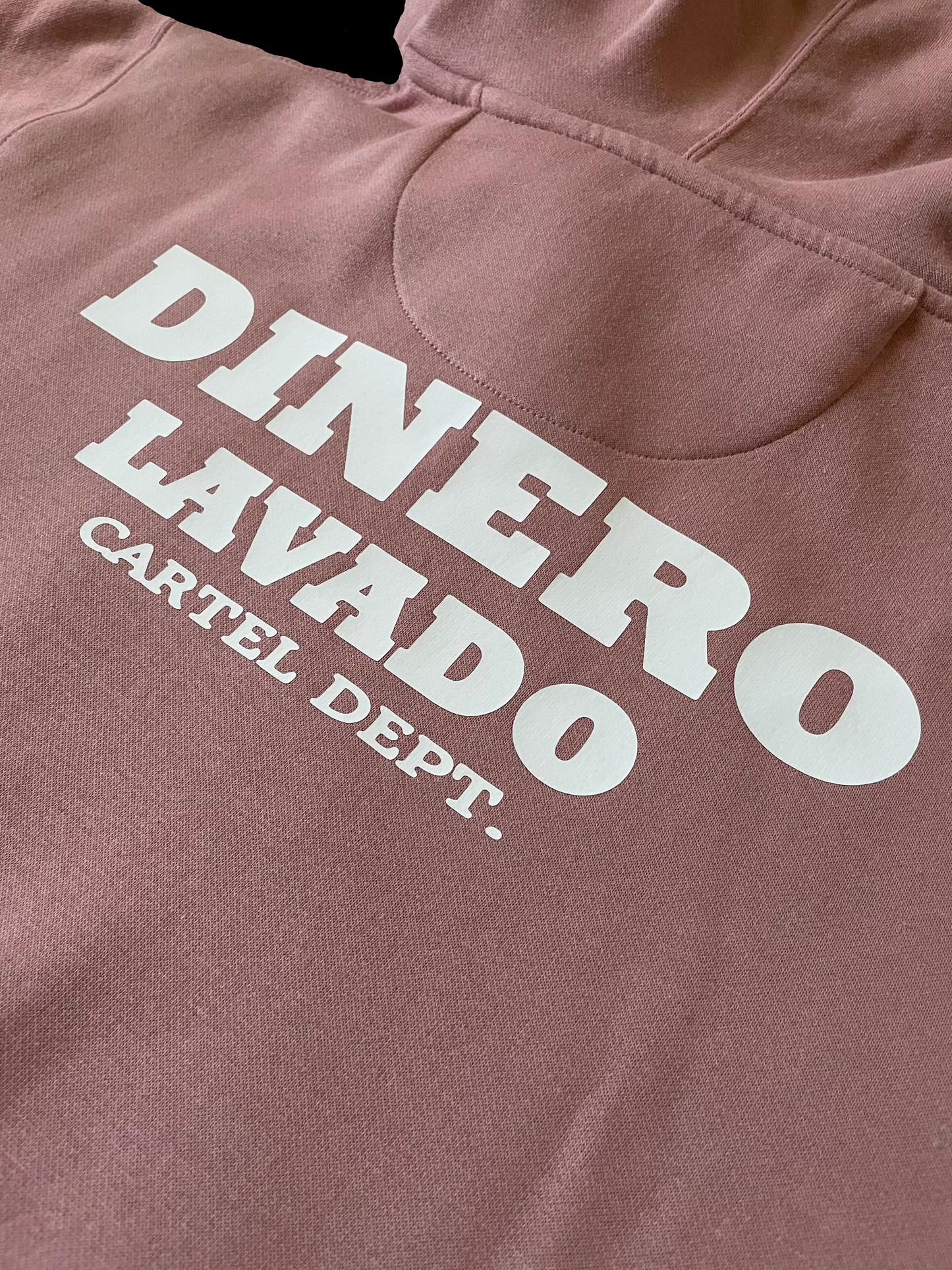 DINERO LAVADO Cartel Dept. Pink Hoodie