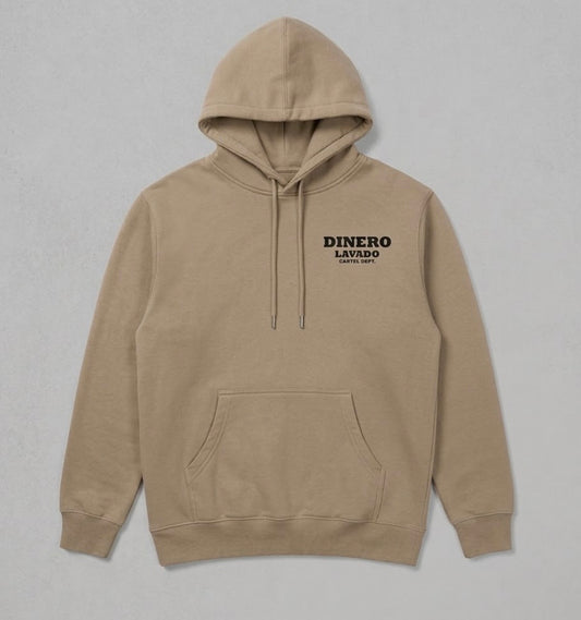 DINERO LAVADO Cartel Dept. Desert Brown Hoodie