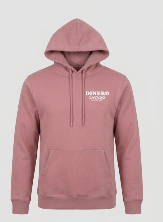 DINERO LAVADO Cartel Dept. Pink Hoodie