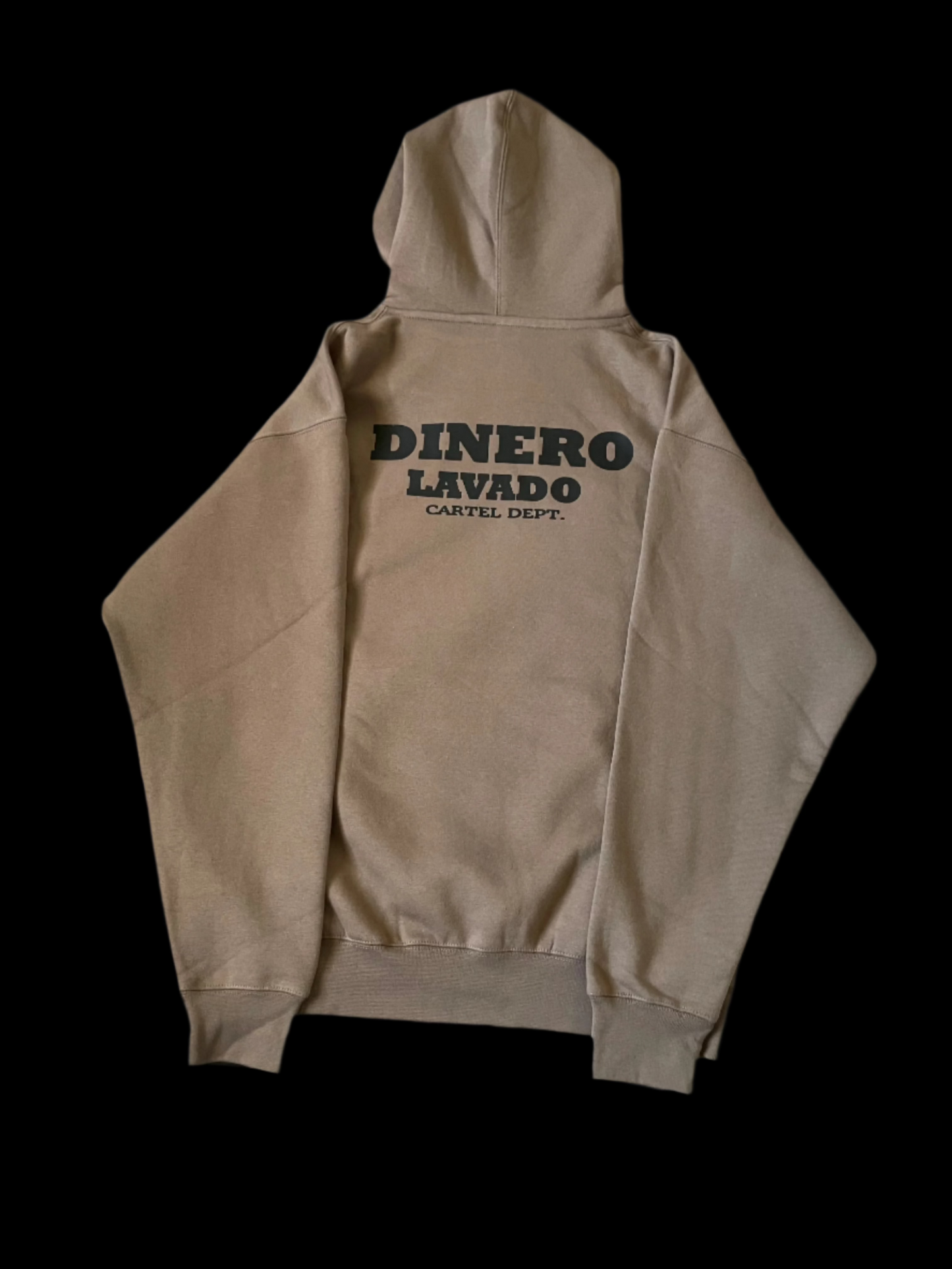 DINERO LAVADO Cartel Dept. Desert Brown Hoodie