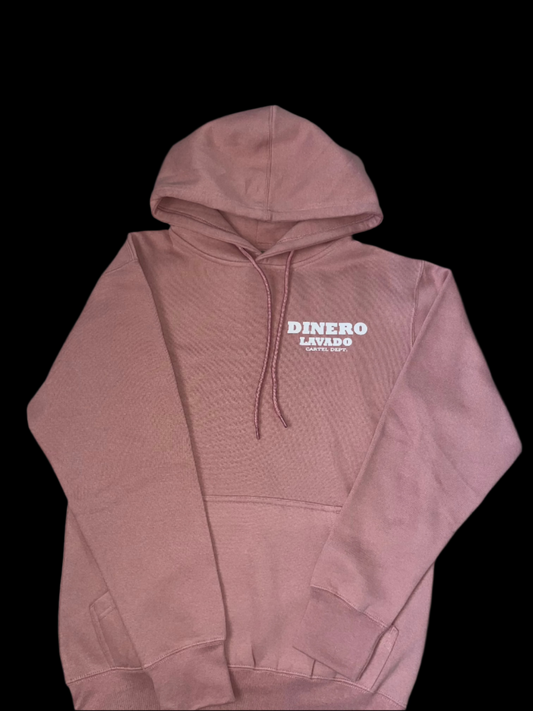 DINERO LAVADO Cartel Dept. Pink Hoodie