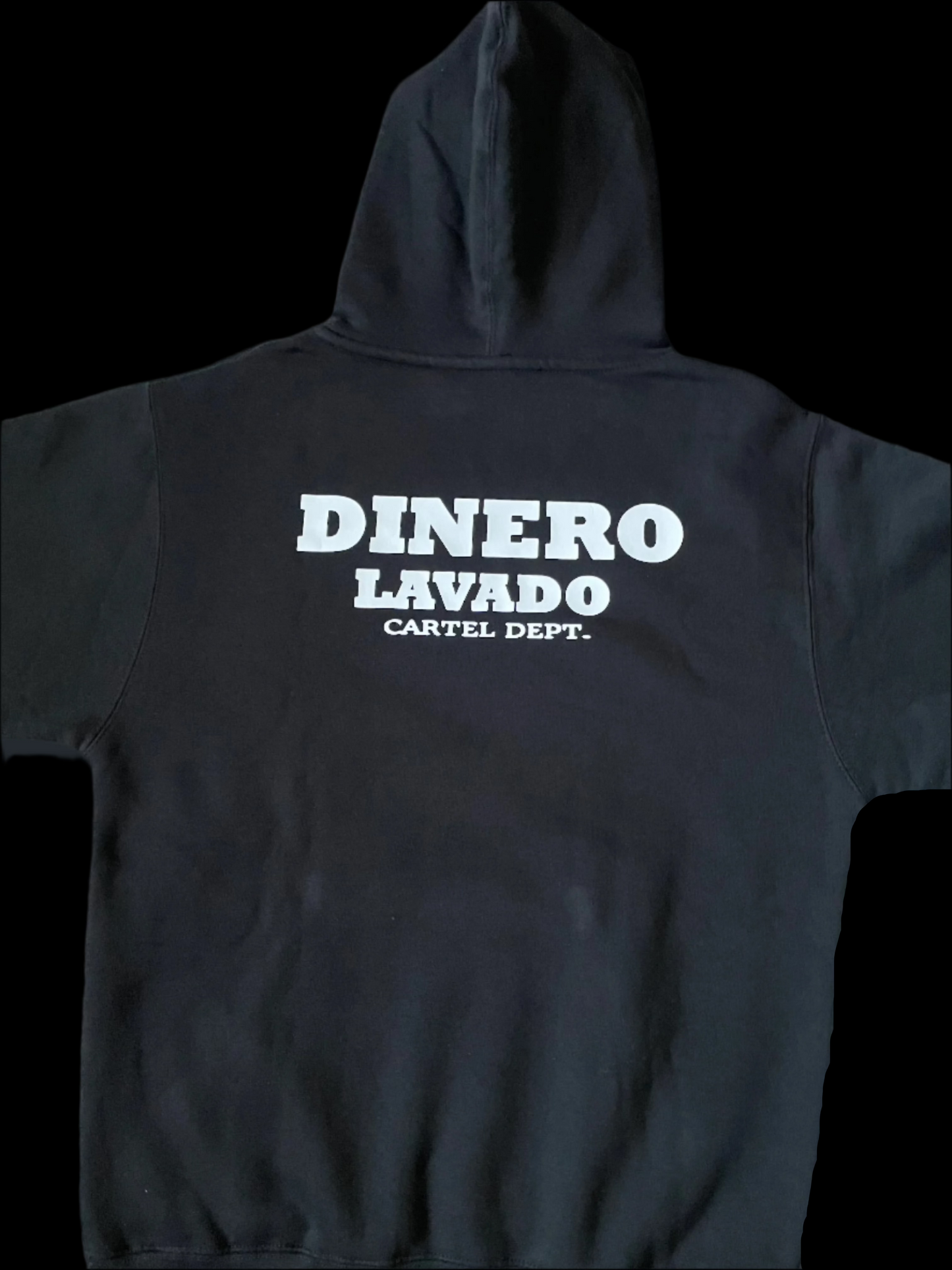 DINERO LAVADO Cartel Dept. Black Hoodie